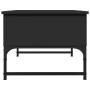 Engineered wood and black metal coffee table 70x50x40 cm by , Coffee table - Ref: Foro24-845371, Price: 61,31 €, Discount: %