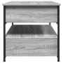 Mesa de centro madera ingeniería metal gris Sonoma 70x50x50 cm de , Mesas de centro - Ref: Foro24-845384, Precio: 97,48 €, De...