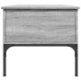 Mesa de centro madera ingeniería metal gris Sonoma 100x50x45cm de , Mesas de centro - Ref: Foro24-845414, Precio: 63,82 €, De...