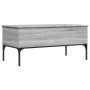 Mesa de centro madera ingeniería metal gris Sonoma 100x50x45cm de , Mesas de centro - Ref: Foro24-845414, Precio: 63,82 €, De...