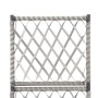 Gitter und Blumenbeet 1 Topf graues synthetisches Rattan 30x30x107 cm von vidaXL, Töpfe und Pflanzgefäße - Ref: Foro24-46933,...