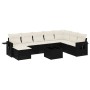 8-piece garden sofa set and black synthetic rattan cushions by , Garden sets - Ref: Foro24-3220565, Price: 547,22 €, Discount: %