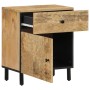 Solid mango wood bedside table 50x33x60 cm by , Nightstands - Ref: Foro24-356899, Price: 92,99 €, Discount: %