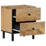 Mesitas de noche 2 uds madera maciza de mango 40x33x46 cm de , Mesitas de noche - Ref: Foro24-356890, Precio: 145,99 €, Descu...