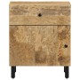 Solid mango wood bedside table 50x33x60 cm by , Nightstands - Ref: Foro24-356899, Price: 92,99 €, Discount: %