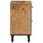 Solid mango wood bedside table 50x33x60 cm by , Nightstands - Ref: Foro24-356899, Price: 92,99 €, Discount: %