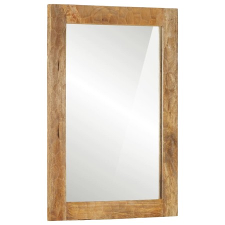 Espejo de baño madera maciza de acacia y vidrio 50x70x2,5 cm de , Espejos - Ref: Foro24-356922, Precio: 89,50 €, Descuento: %