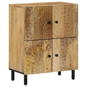 Solid mango wood auxiliary cabinet 60x33x75 cm by , Sideboards - Ref: Foro24-356917, Price: 153,99 €, Discount: %