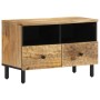 Mueble de TV madera maciza de mango 70x33x46 cm de , Muebles TV - Ref: Foro24-356892, Precio: 105,00 €, Descuento: %