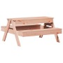 Mesa de pícnic con arenero de niños madera maciza Douglas de , Mesas de jardín - Ref: Foro24-832595, Precio: 89,99 €, Descuen...