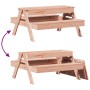 Mesa de pícnic con arenero de niños madera maciza Douglas de , Mesas de jardín - Ref: Foro24-832595, Precio: 89,99 €, Descuen...