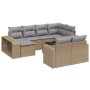 11-piece garden sofa set with beige synthetic rattan cushions by , Modular outdoor sofas - Ref: Foro24-3261299, Price: 704,07...