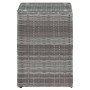 Set of 3 side tables with glass surface and synthetic gray rattan. by vidaXL, Side tables - Ref: Foro24-46985, Price: 111,21 ...