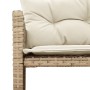 L-shaped garden sofa with beige PE rattan table and cushions by , Outdoor sofas - Ref: Foro24-365575, Price: 291,65 €, Discou...