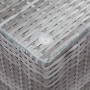 Set of 3 side tables with glass surface and synthetic gray rattan. by vidaXL, Side tables - Ref: Foro24-46985, Price: 111,21 ...