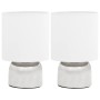 Lámparas de mesa táctiles 2 unidades blanco E14 de vidaXL, Lámparas - Ref: Foro24-51039, Precio: 35,01 €, Descuento: %