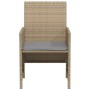 Garden chairs and table 3 pieces synthetic rattan beige cushion by , Garden sets - Ref: Foro24-365121, Price: 181,98 €, Disco...