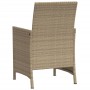 Garden chairs and table 3 pieces synthetic rattan beige cushion by , Garden sets - Ref: Foro24-365121, Price: 181,98 €, Disco...