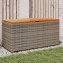 Garten-Aufbewahrungsbox aus grauem Rattan-Akazienholz, 110 x 50 x 54 cm von , Aufbewahrungsboxen für den Außenbereich - Ref: ...