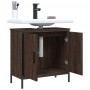 Armario lavabo baño madera ingeniería roble marrón 60x30x60 cm de , Tocadores - Ref: Foro24-842450, Precio: 58,02 €, Descuent...