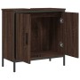 Armario lavabo baño madera ingeniería roble marrón 60x30x60 cm de , Tocadores - Ref: Foro24-842450, Precio: 58,02 €, Descuent...