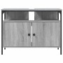 Armario lavabo baño madera ingeniería gris Sonoma 80x30x60 cm de , Tocadores - Ref: Foro24-842444, Precio: 68,33 €, Descuento: %