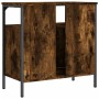 Engineered wood bathroom sink cabinet smoked oak 60x30x60 cm by , Dressing tables - Ref: Foro24-842438, Price: 54,51 €, Disco...