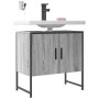 Sonoma gray engineered wood bathroom sink cabinet 60x33x60 cm by , Dressing tables - Ref: Foro24-842459, Price: 53,62 €, Disc...