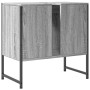 Sonoma gray engineered wood bathroom sink cabinet 60x33x60 cm by , Dressing tables - Ref: Foro24-842459, Price: 53,62 €, Disc...