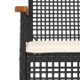 7-teiliges Garten-Essset und schwarze Kissen aus synthetischem Rattan von , Gartensets - Ref: Foro24-3213601, Preis: 549,95 €...