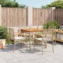 5-piece garden dining set with beige synthetic rattan cushions by , Garden sets - Ref: Foro24-3213579, Price: 365,40 €, Disco...