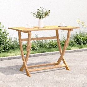 Folding garden table solid acacia wood 110x55x75 cm by , Garden tables - Ref: Foro24-365736, Price: 96,06 €, Discount: %