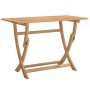 Mesa de jardín plegable madera maciza de acacia 110x55x75 cm de , Mesas de jardín - Ref: Foro24-365736, Precio: 95,93 €, Desc...