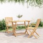 Folding garden table solid acacia wood 110x55x75 cm by , Garden tables - Ref: Foro24-365736, Price: 95,93 €, Discount: %