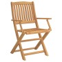 Folding garden chairs 2 pcs acacia wood 58x54.5x90 cm by , Garden chairs - Ref: Foro24-365741, Price: 102,57 €, Discount: %