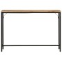 Console table solid rough mango wood and iron 110x30x75 cm by , Side tables - Ref: Foro24-372726, Price: 98,45 €, Discount: %