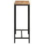 Console table solid rough mango wood and iron 110x30x75 cm by , Side tables - Ref: Foro24-372726, Price: 98,45 €, Discount: %