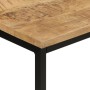 Console table solid rough mango wood and iron 110x30x75 cm by , Side tables - Ref: Foro24-372726, Price: 98,45 €, Discount: %