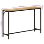 Console table solid rough mango wood and iron 110x30x75 cm by , Side tables - Ref: Foro24-372726, Price: 98,45 €, Discount: %