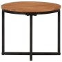 Solid acacia wood and iron coffee table 35x35x30 cm by , Coffee table - Ref: Foro24-372739, Price: 35,99 €, Discount: %