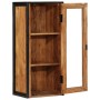 Solid acacia wood and iron bathroom cabinet 40x30x90 cm by , Bathroom furniture - Ref: Foro24-372745, Price: 148,71 €, Discou...