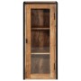 Solid acacia wood and iron bathroom cabinet 40x30x90 cm by , Bathroom furniture - Ref: Foro24-372745, Price: 148,71 €, Discou...