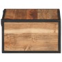 Mesita de noche de pared madera maciza acacia 35x35x20 cm de , Mesas auxiliares - Ref: Foro24-372751, Precio: 56,49 €, Descue...