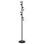 Black powder coated iron coat rack 176 cm by , Hat and coat racks - Ref: Foro24-377094, Price: 41,06 €, Discount: %