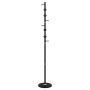 Black powder coated iron coat rack 176 cm by , Hat and coat racks - Ref: Foro24-377094, Price: 41,06 €, Discount: %