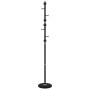 Black powder coated iron coat rack 176 cm by , Hat and coat racks - Ref: Foro24-377094, Price: 41,06 €, Discount: %