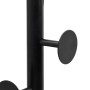 Black powder coated iron coat rack 176 cm by , Hat and coat racks - Ref: Foro24-377094, Price: 41,06 €, Discount: %