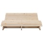 Solid pine wood lounger 205x110x31.5 cm by , Loungers - Ref: Foro24-832588, Price: 168,01 €, Discount: %