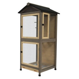 Duvoplus Citatel Country wooden birdhouse 70x70x151 cm by Duvoplus, Feet and bird cages - Ref: Foro24-427124, Price: 285,99 €...