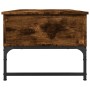 Smoke Oak Engineered Wood and Metal Coffee Table by , Coffee table - Ref: Foro24-845378, Price: 71,99 €, Discount: %